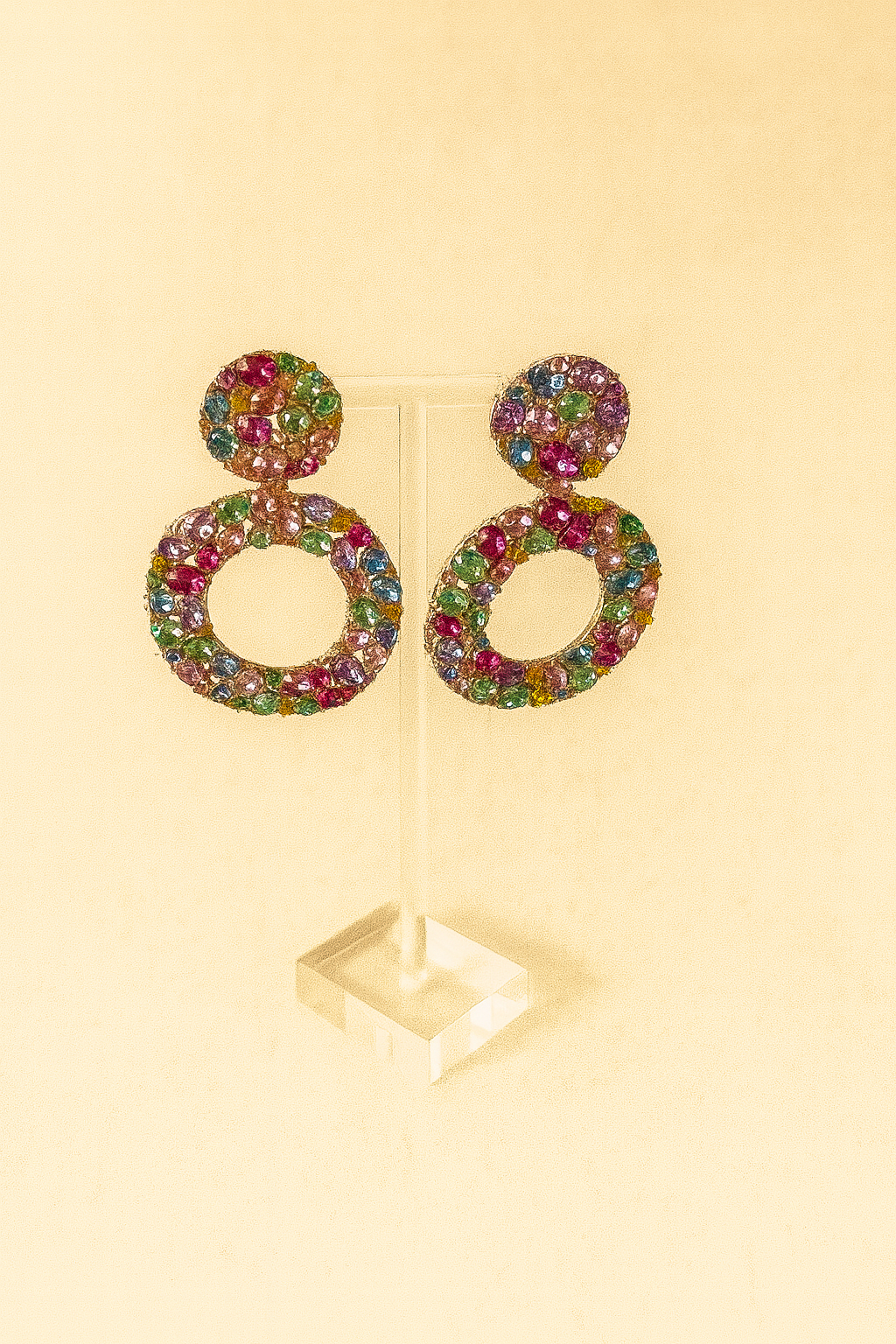 BOUCLES PRISCA MULTICOLORE
