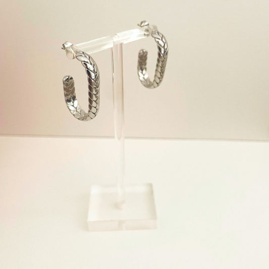 BOUCLES CAM ARGENTÉ