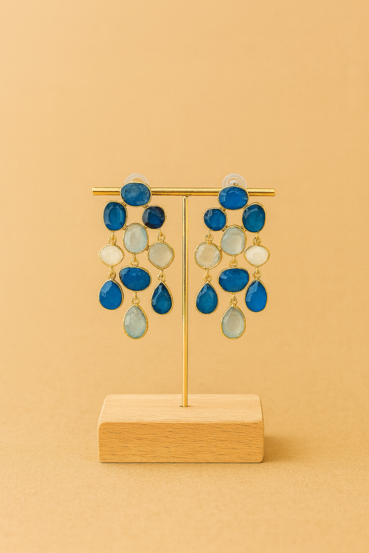 BOUCLES VANYA BLEU