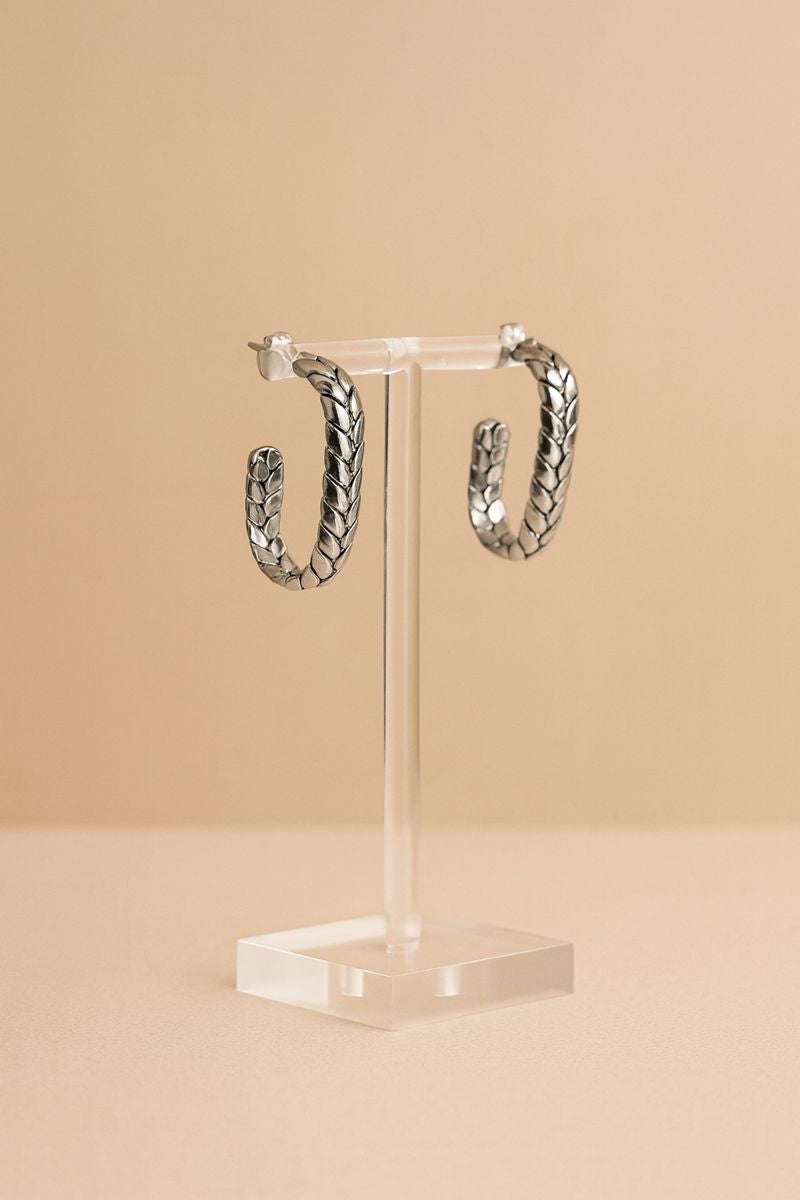 BOUCLES CAM ARGENTÉ