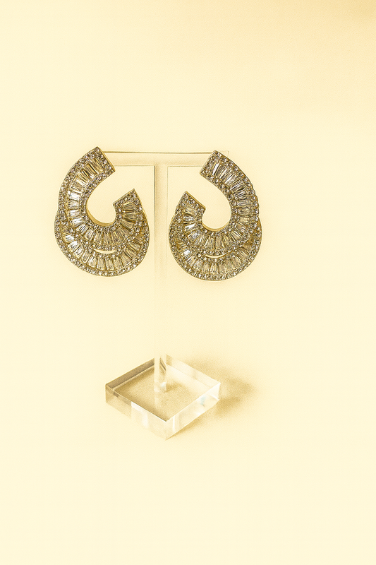 BOUCLE SAFIR ARGENTÉ